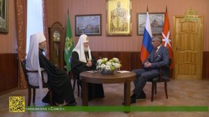 Встреча Святейшего Патриарха Московского и всея Руси Кирилла с губернатором Тульской области