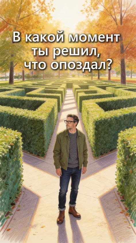 В какой момент ты решил, что опоздал