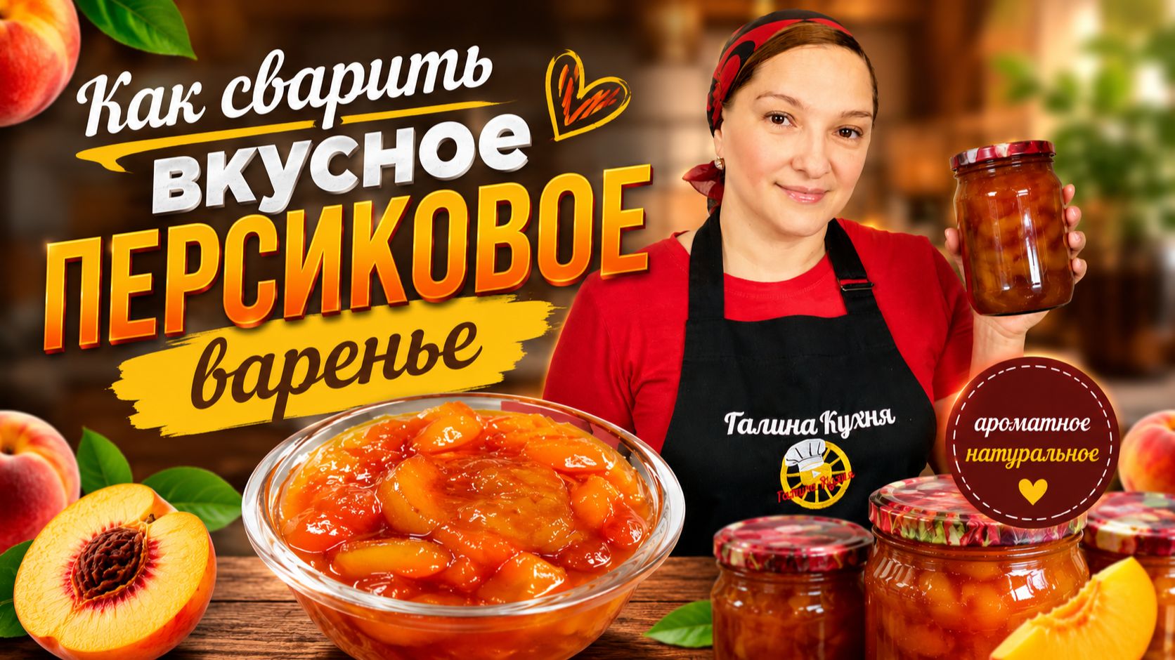 Как сварить ВКУСНОЕ ВАРЕНЬЕ из ПЕРСИКОВ. Цыганка готовит. смотреть онлайн