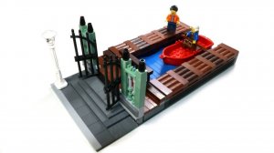 Модульный MOC канала Lego (с доками)