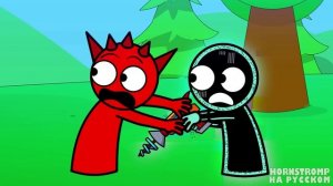 SPRUNKI РАЗВЯЗАЛИ КОНФЛИКТ! Incredibox анимации_4