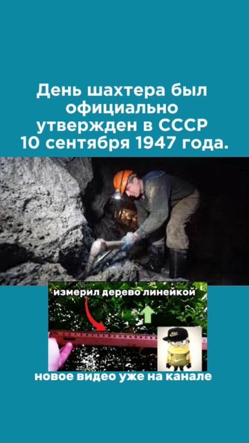 день шахтёра  праздник каждый день праздник шахта работа шахтер россия шортс ссср уголь