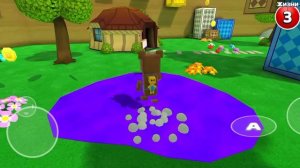 super bear adventure но не наступая на зелёный цвет
