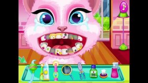 ВЫЛЕЧИЛА ЗУБЫ АНДЖЕЛЕ 🦷😸 ИГРА СТОМАТОЛОГ