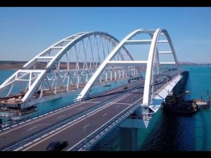 Как строили Крымский мост
