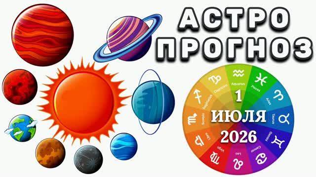 "АСТРОПРОГНОЗ на 1 ИЮЛЯ 2026 года"!!! смотреть онлайн
