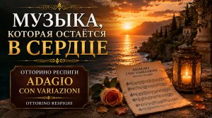 🌅 Респиги — Adagio con variazioni | Музыка, которая остаётся в сердце