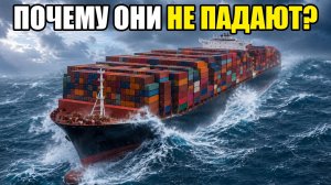 Почему Контейнеры НЕ ПАДАЮТ С Корабля (это шокирует)