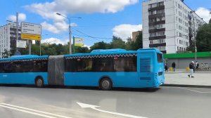 Электробус КамАЗ 6282 маршрут 257. Уссурийская улица - Южное Измайлово.