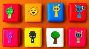НОВЫЕ СЛАЙМ СПРУНКИ КУБЫ С УНИКАЛЬНЫМИ ЗВУКАМИ! SPRUNKI CUBES