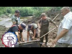 шурфовка на содержание золота. #(РоссияСтарательская)