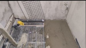 Быстрая заливка пола в ванной комнате