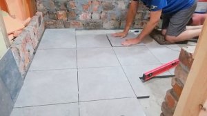 укладка керамогранита на клейцементный раствор