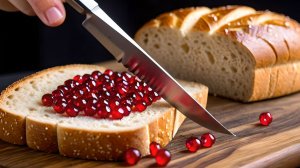 ИИ АСМР:  Наклейка хрустящих кристальных яблок на булку 🍎 🎧Сoothing звуки для сна😴