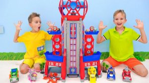 Влад и Ники: История игрушек из фильма «Щенячий патруль»