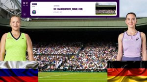 30/06⏰21:00 (15) 🇷🇺Диана Шнайдер - 🇩🇪Ева Лис/🏆Grand Slam 🇬🇧Уимблдон. 1-й круг