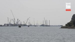 Строительство Керченского моста 3 августа 2016