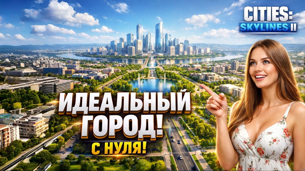 Я ПОСТРОИЛ ИДЕАЛЬНЫЙ ГОРОД С НУЛЯ 😱 | Cities: Skylines 2 #citiesskylines2 смотреть онлайн