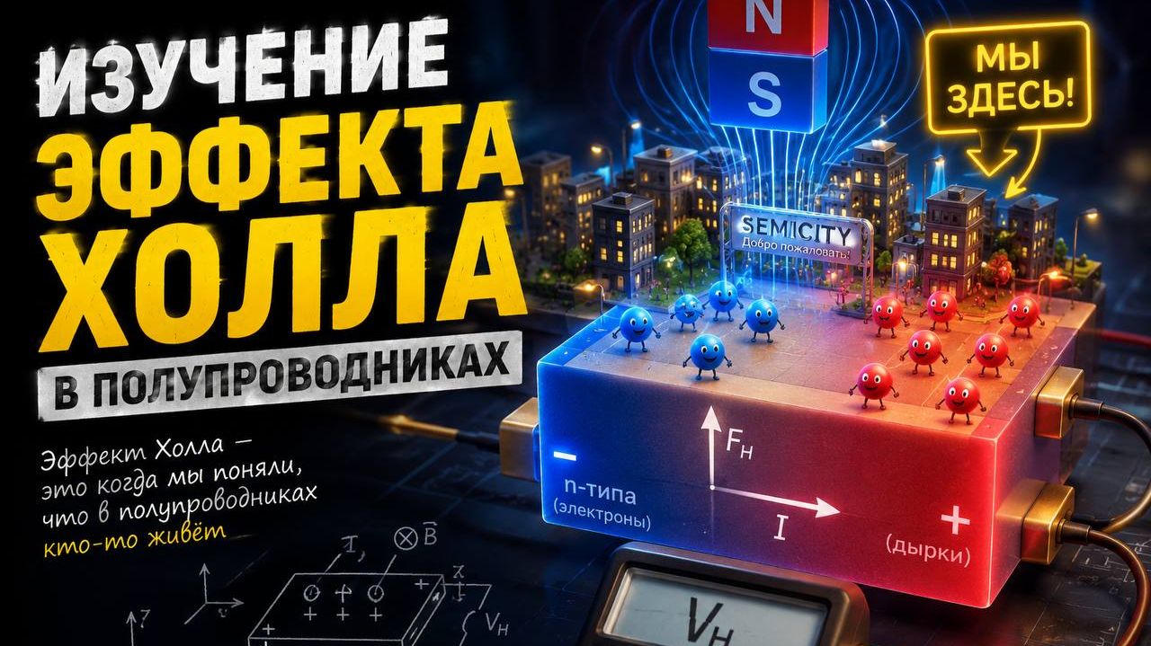 Изучение эффекта Холла в полупроводниках