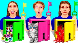 Выбери Правильный Ключ Челлендж # Смешные Ситуации с Едой от 4Teen Challenge