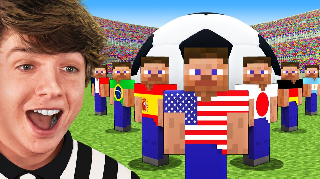 30 стран соревнуются в майнкрафт - футболе за $10,000. Karl Minecraft HDR смотреть онлайн