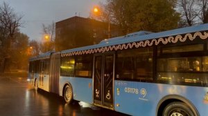 Автобус ЛиАЗ-6213.65[2020г.в.] маневрирует на ОРП ”Карачарово”