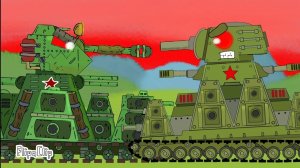 Кв-44М V.s Кв-45 - Мультики про танки