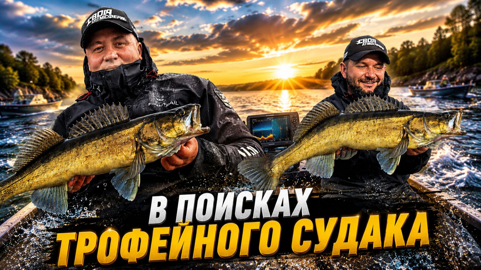 Открываем сезон, ловим крупных судаков. Рыбалка с командой Своя Атмосфера. смотреть онлайн