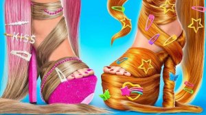 Длинные Волосы vs Гига Длинные Волосы Жизненные Проблемы Девушек с Волосами Тим Тин