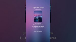 Night Shift Turbo