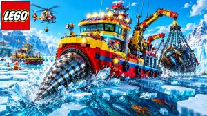 Я построил ледобур LEGO и ловлю рыбу