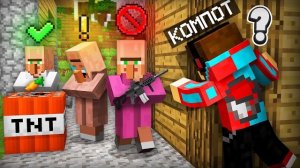 Я РЕШАЮ КОГО ИЗ ЖИТЕЛЕЙ ЗАБАНИТЬ В МАЙНКРАФТ | Компот Minecraft