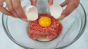 ЯЙЦО и ФАРШ! Готовлю  так уже много лет ВМЕСТО БЕЛЯШЕЙ.