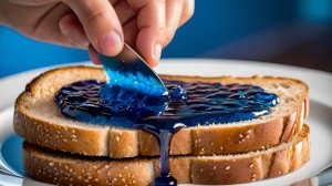 ИИ АСМР:  Огранка хрустящих драгоценных ягод на булку 🫐 | Сoothing звуки для расслабления😴