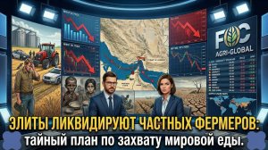 Голод уже на пороге? Как глобальные элиты создают искусственный дефицит еды и уничтожают фермеров