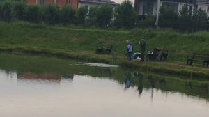 поимка линя на малом водоёме