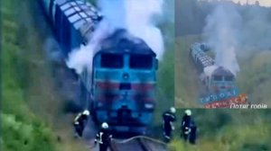 Недалеко от Черкасс подбили железнодорожный состав.