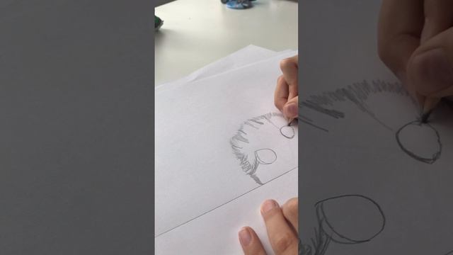 пошаговый милый рисунок котика для детей смотреть онлайн