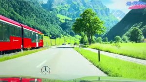 Самый красивый летний автомобильный маршрут поШвейцарии🇨🇭🚗 Потрясающие виды на швейцарские горы