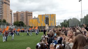 1 сентября 2022. Линейка. Инженерный корпус. Школа 548