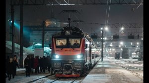 Первый рейс двухэтажного поезда «Италмас» Ижевск - Москва
