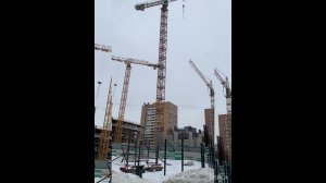 Строительство новых домов на  Кантемировской