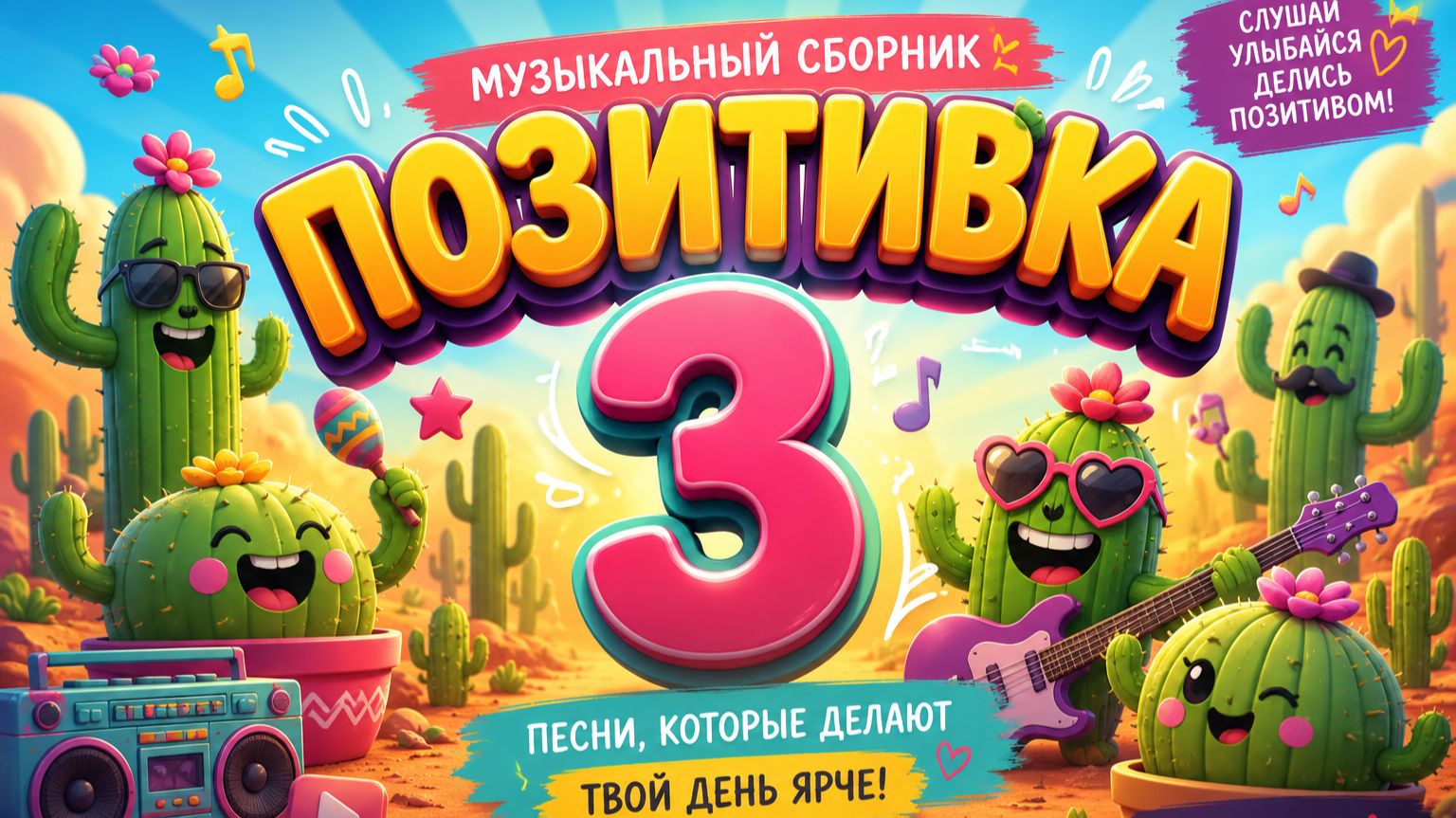 🎉 Музыка для веселых и детских мероприятий | Позитивная музыка без слов | Позитивка 3