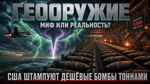 Геооружие. Миф или реальность? США штампуют дешевые бомбы вместо высокоточных ракет