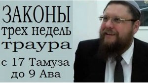 2023 Законы 3 недель траура бейн а-мецарим с 17 Тамуза по 9 Ава. Рав Хаим Бриск