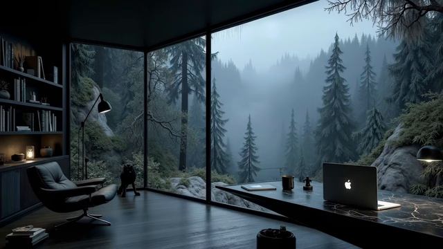 Deep Work Music ｜ Ambient LoFi for Coding and Deep Focus Music in a Rainy Forest Setting смотреть онлайн