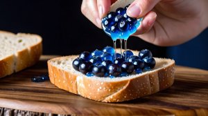 ИИ АСМР:  Нарезка хрустящих ягод на булку 🍓фон 🎧 | Релаксация и успокоение😴