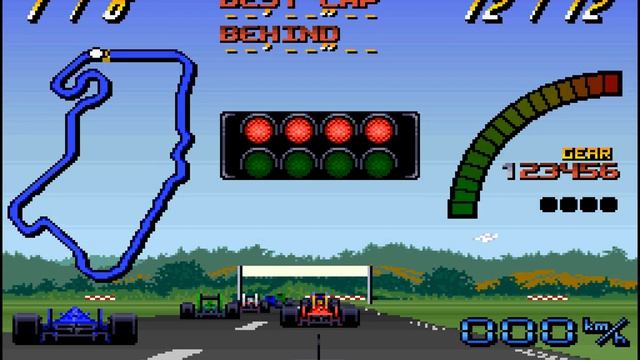 Nigel Mansell's World Championship Racing (1992) [SNES] смотреть онлайн