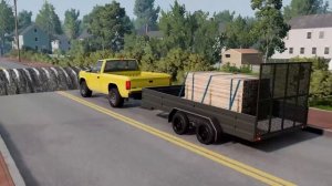 Автомобили против гигантской ямы 🔥 BeamNG Drive