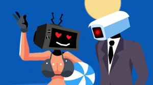 Телевизионная женщина знакомится с оператором. Сделано фанатом - анимация туалета Skibidi